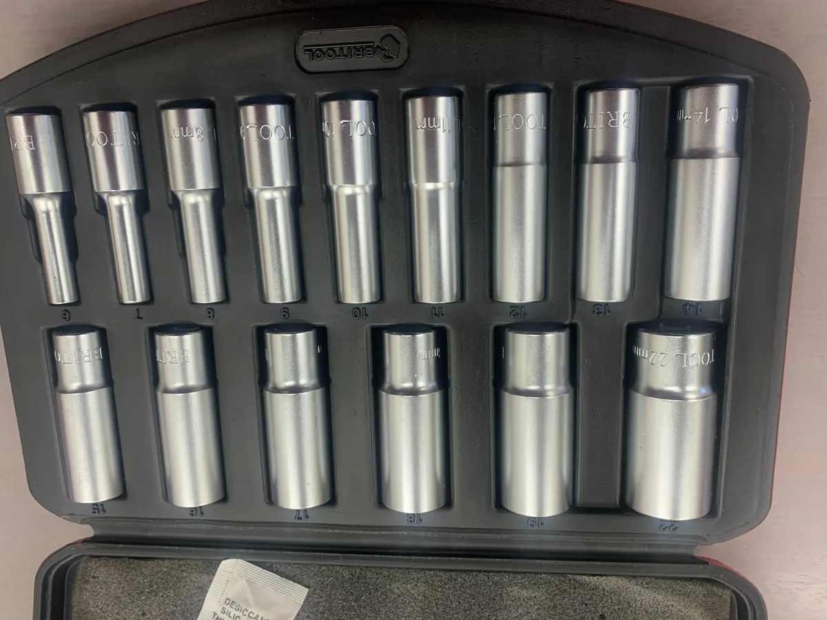 Britool  3/8 Drive Deep  Socket set - Image 1