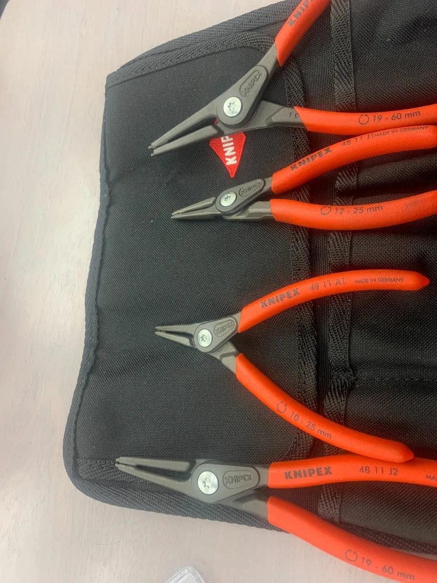4 Piece Knipex Circlip Pliers Set - Image 1