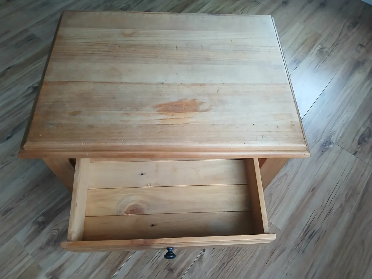 Coffee table solid Mexican Pine - Image 4