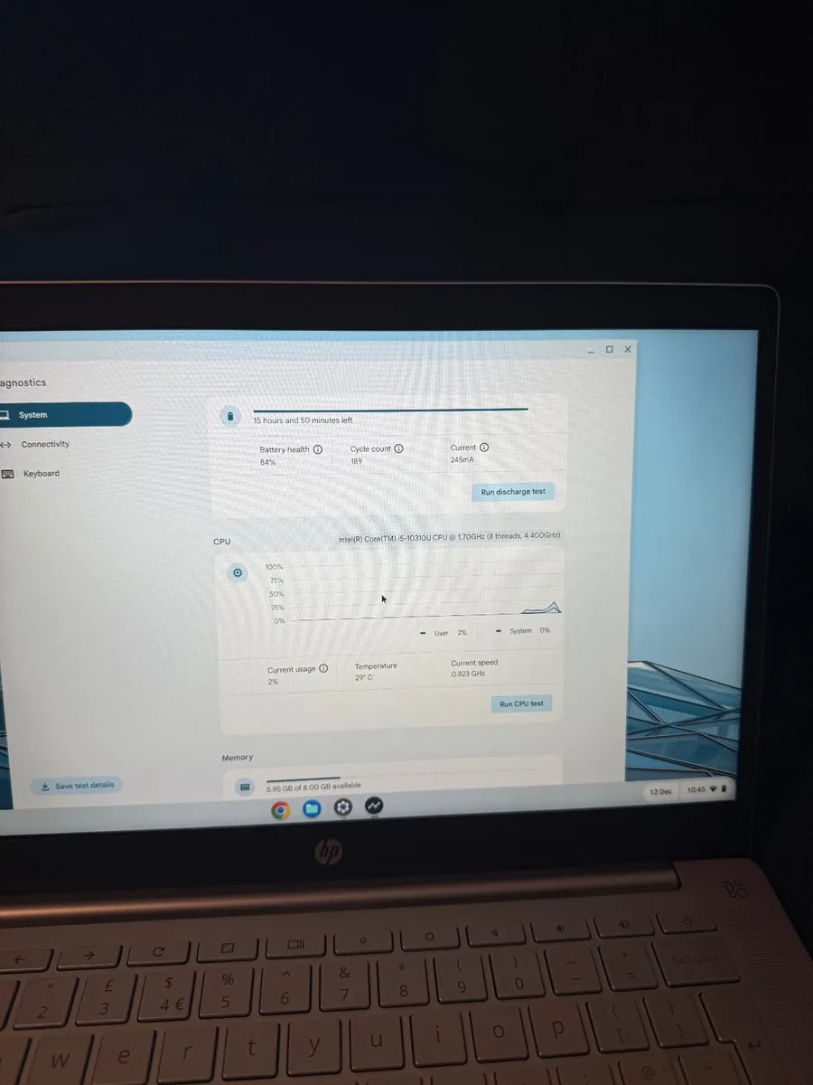 HP Pro C640 ChromeBook Laptop i5/8GB/64GB - Image 4