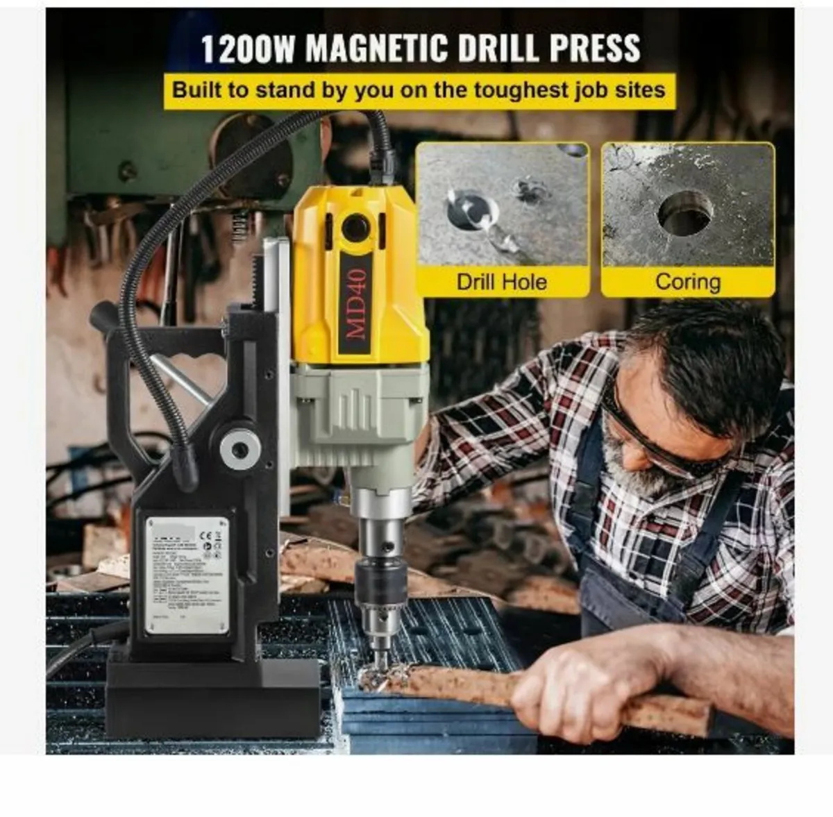 Magnetic Drill, 1100W 4 cm Boring Diameter - Image 4