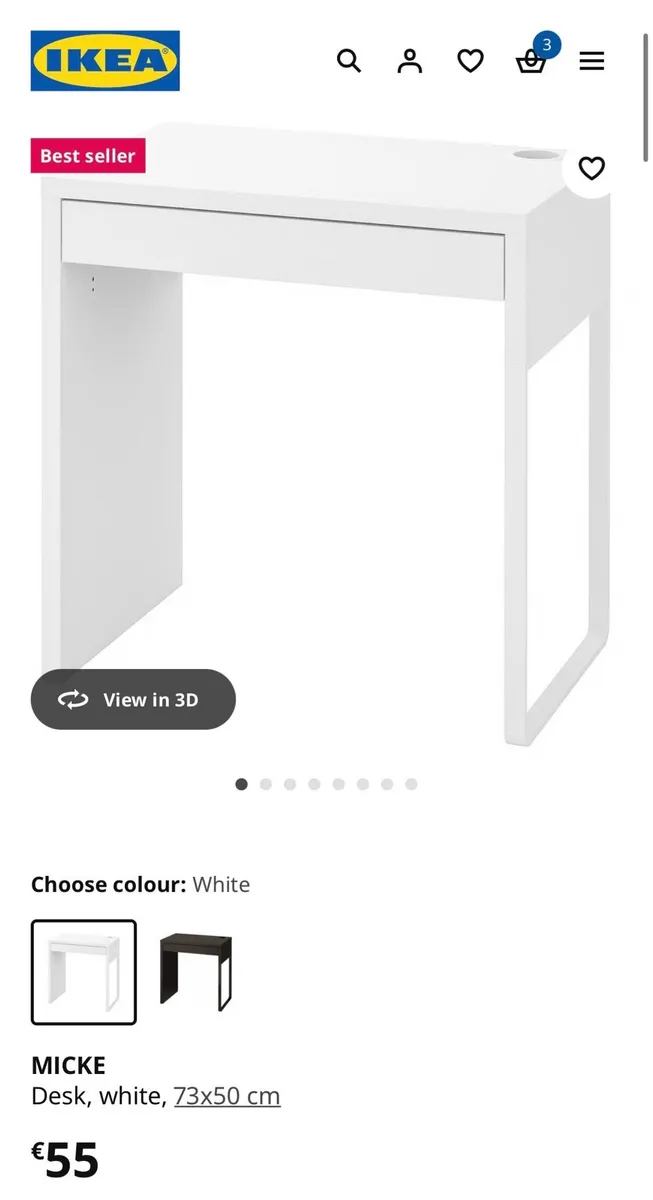 IKEA Micke Desk - Image 1