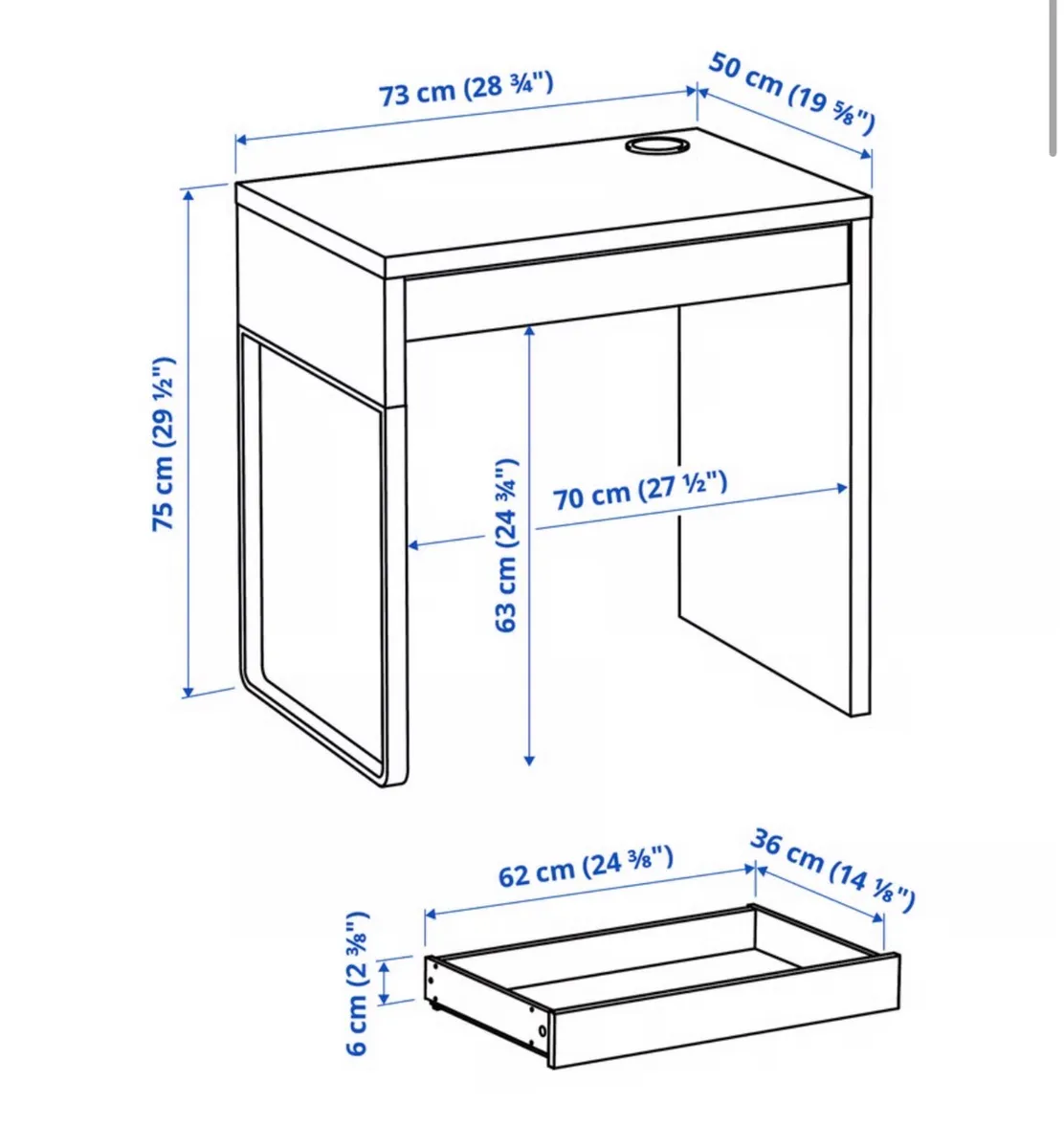IKEA Micke Desk - Image 2