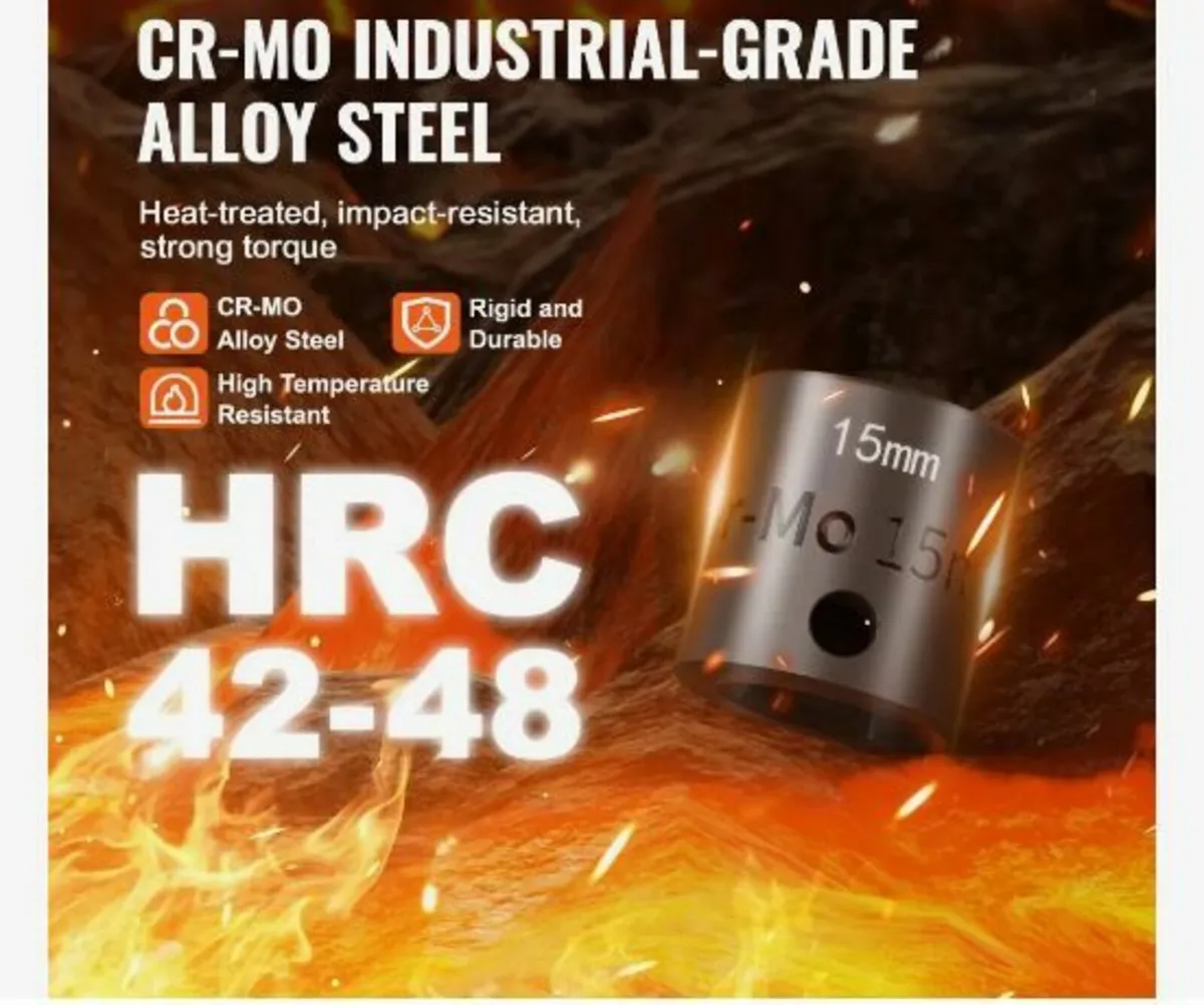 3/8" Drive Impact Socket Set, 15 Piece - Image 2