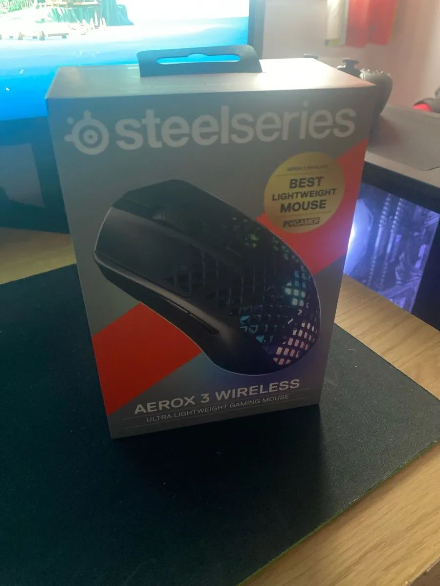 Steelseries Aerox 3 wireless gaming rgb mouse - Image 1