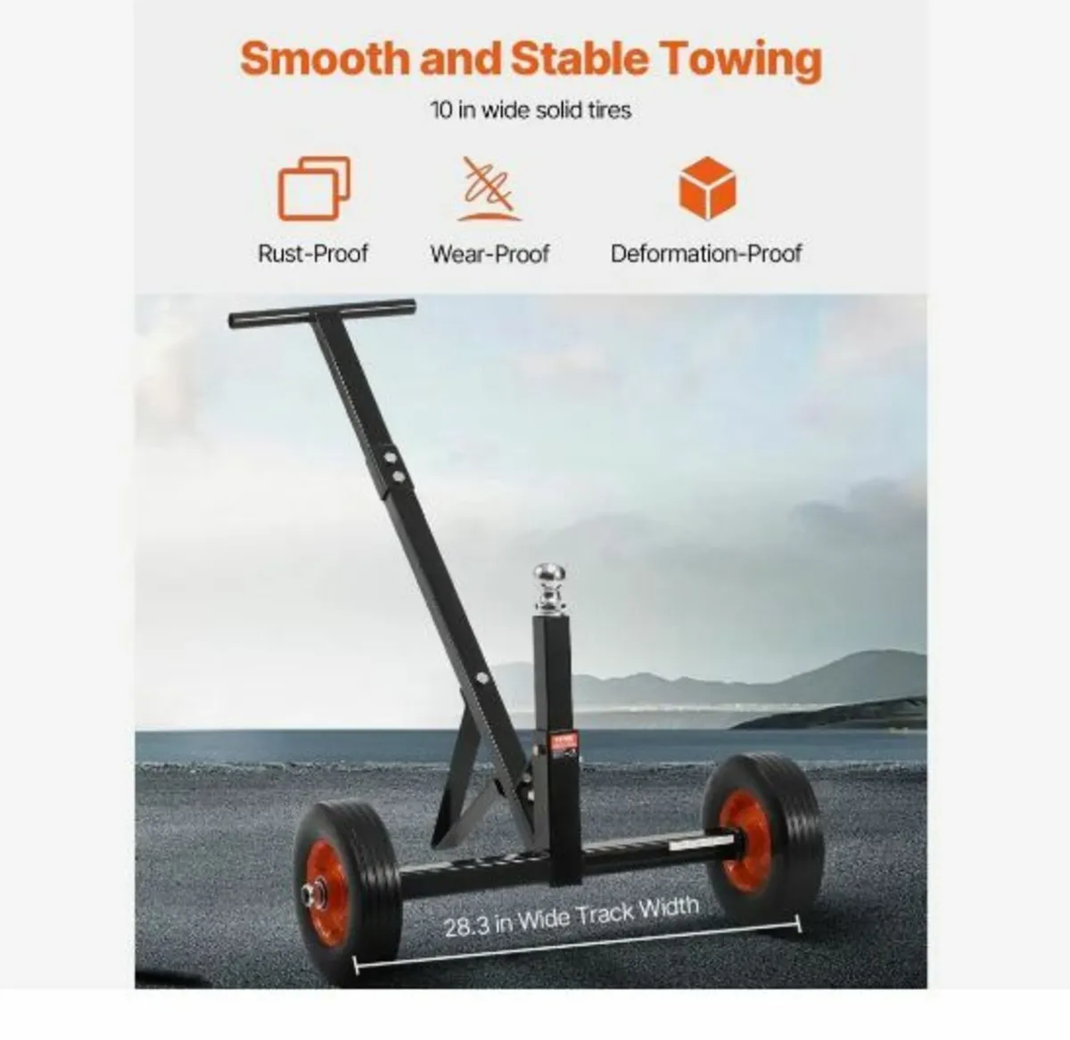 Trailer Dolly, 600lbs Tongue Weight Capacity - Image 2