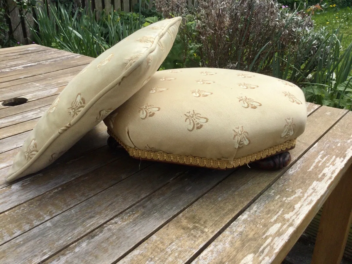 Antique Little Footstool - Image 2