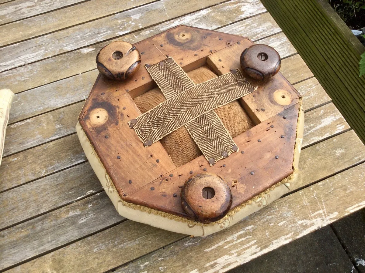 Antique Little Footstool - Image 3