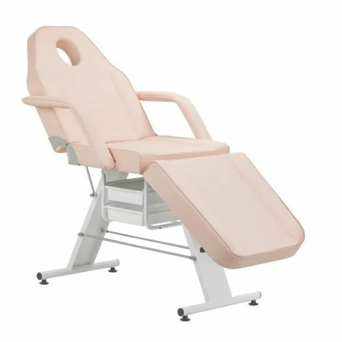 Beauty Bed With Drawers light pink cosmetic spa - Image 1