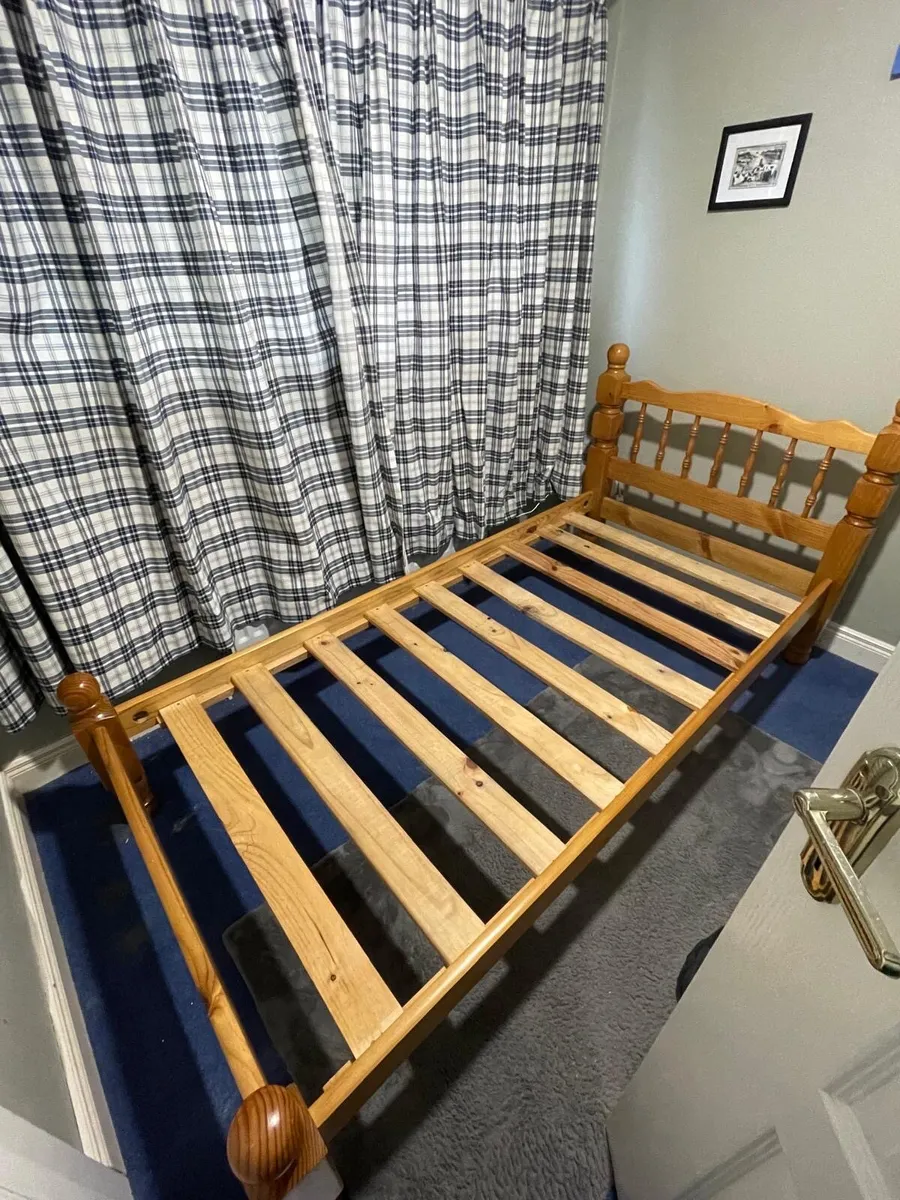 Solid Pine Single Bed Frame