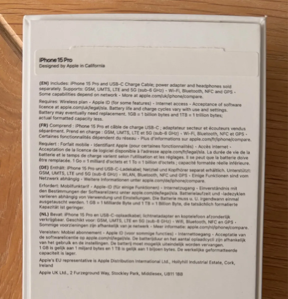 iPhone 15 Pro (512 GB) Sim-Free – Blue Titanium - Image 4