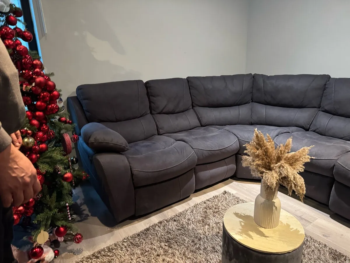 Electric recliner EZ LIVING corner sofa - Image 4