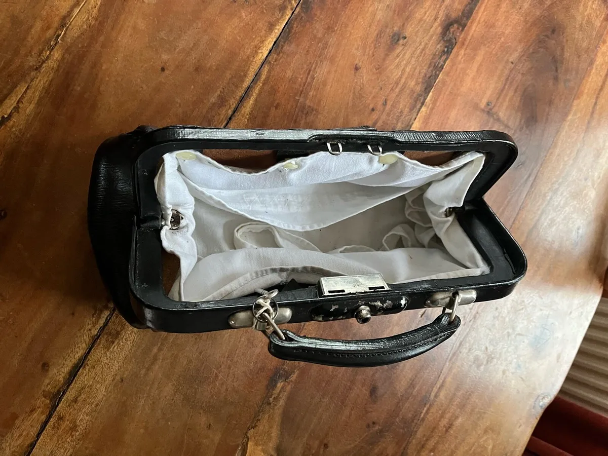 Vintage Leather Medical Bag - Image 4