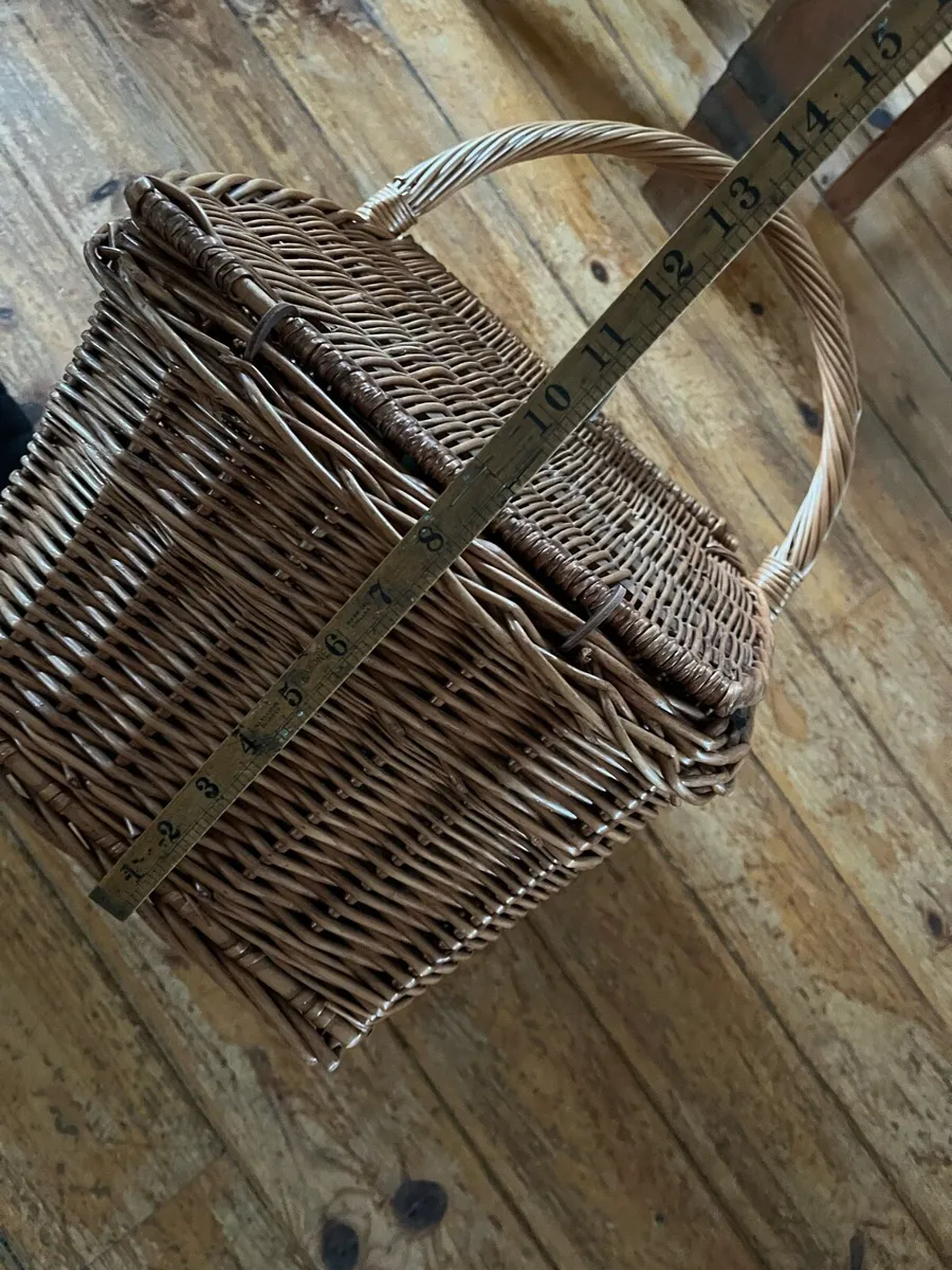 Vintage Wicker Picnic Basket - Image 4