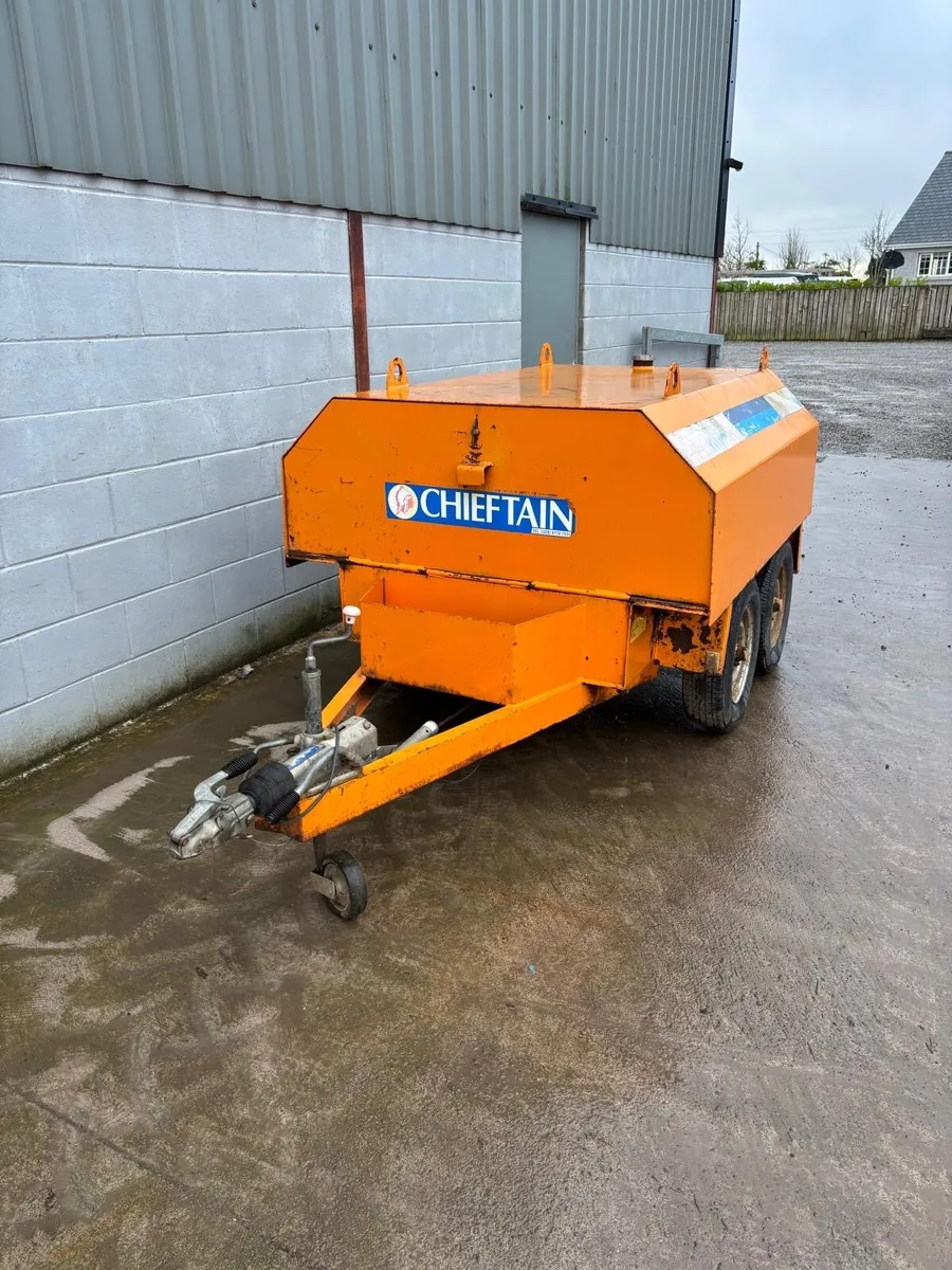 Chieftain 1300 litre bowser - Image 1