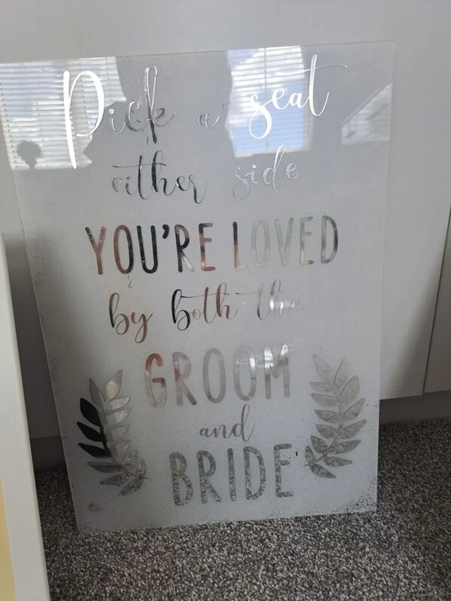 wedding signs - Image 1