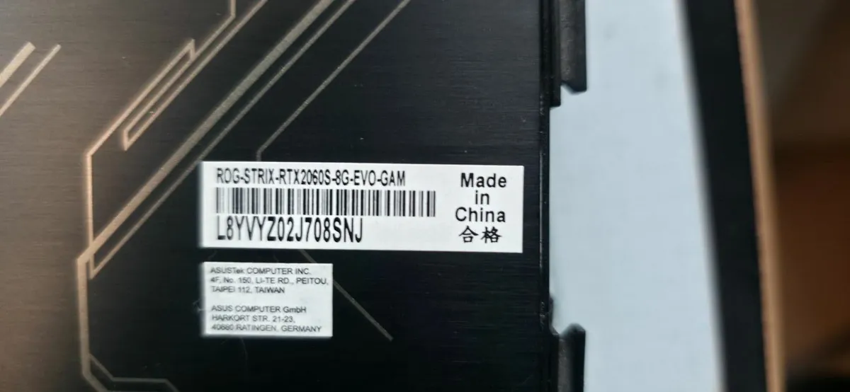 GeForce RTX ROG STRIX 2060 Super - Image 2