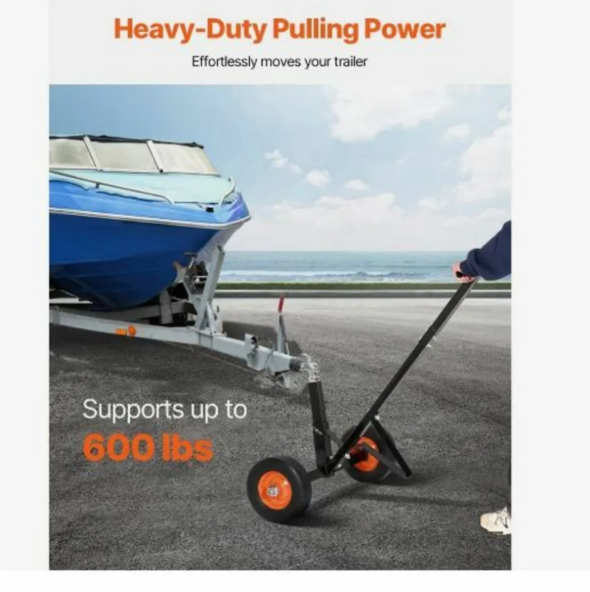 Trailer Dolly, 600lbs Tongue Weight Capacity - Image 3