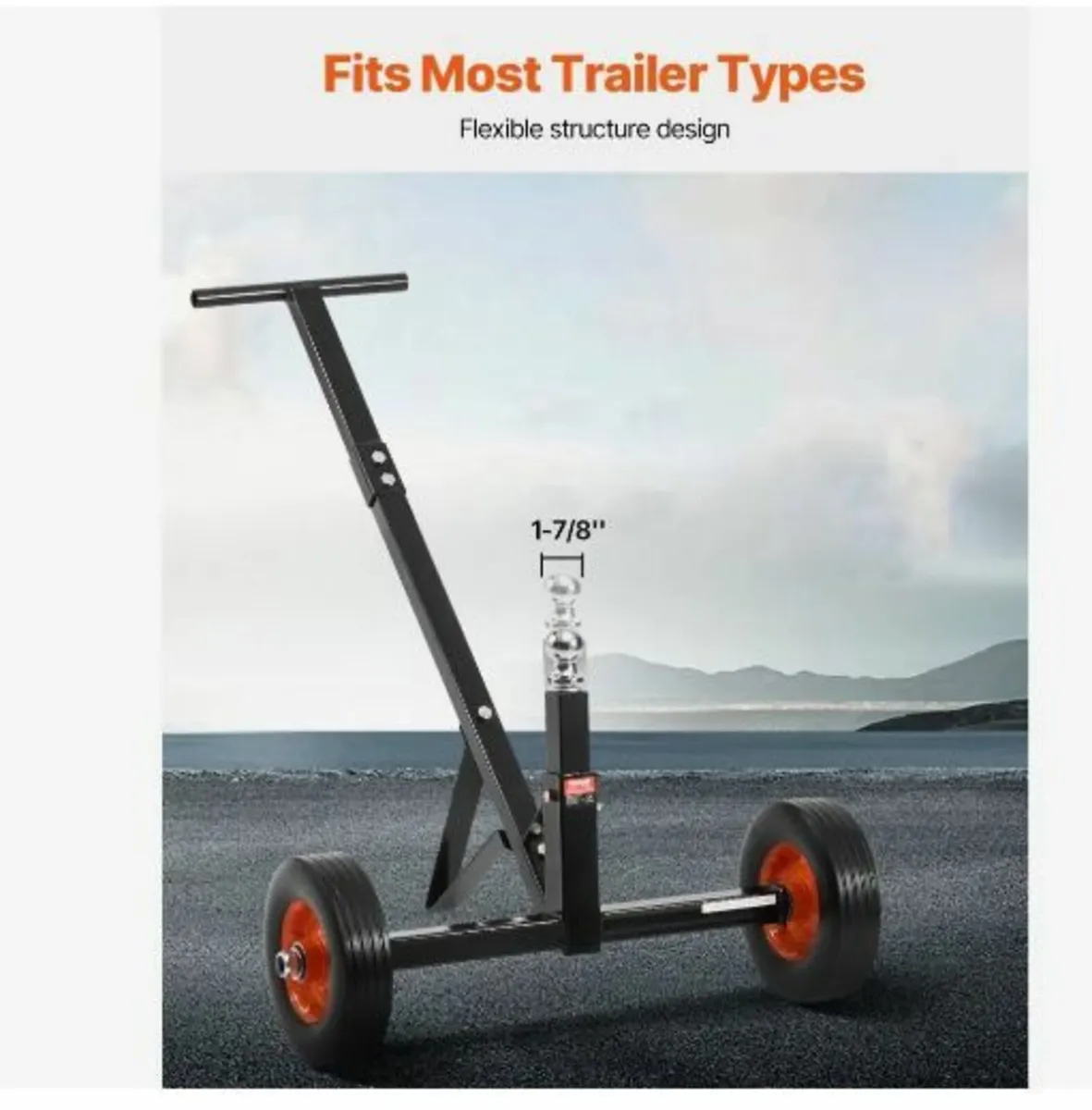 Trailer Dolly, 600lbs Tongue Weight Capacity - Image 4