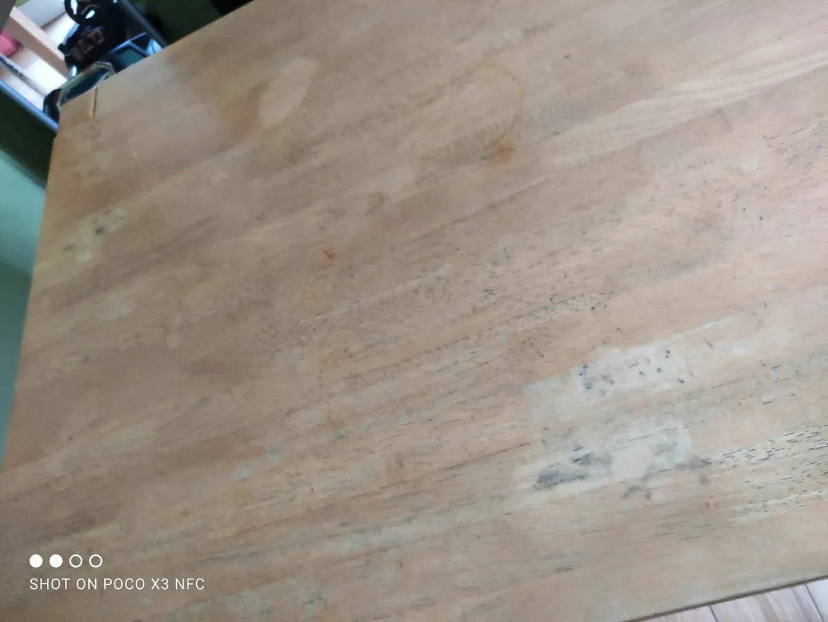 solid wooden kitchen table - Image 2