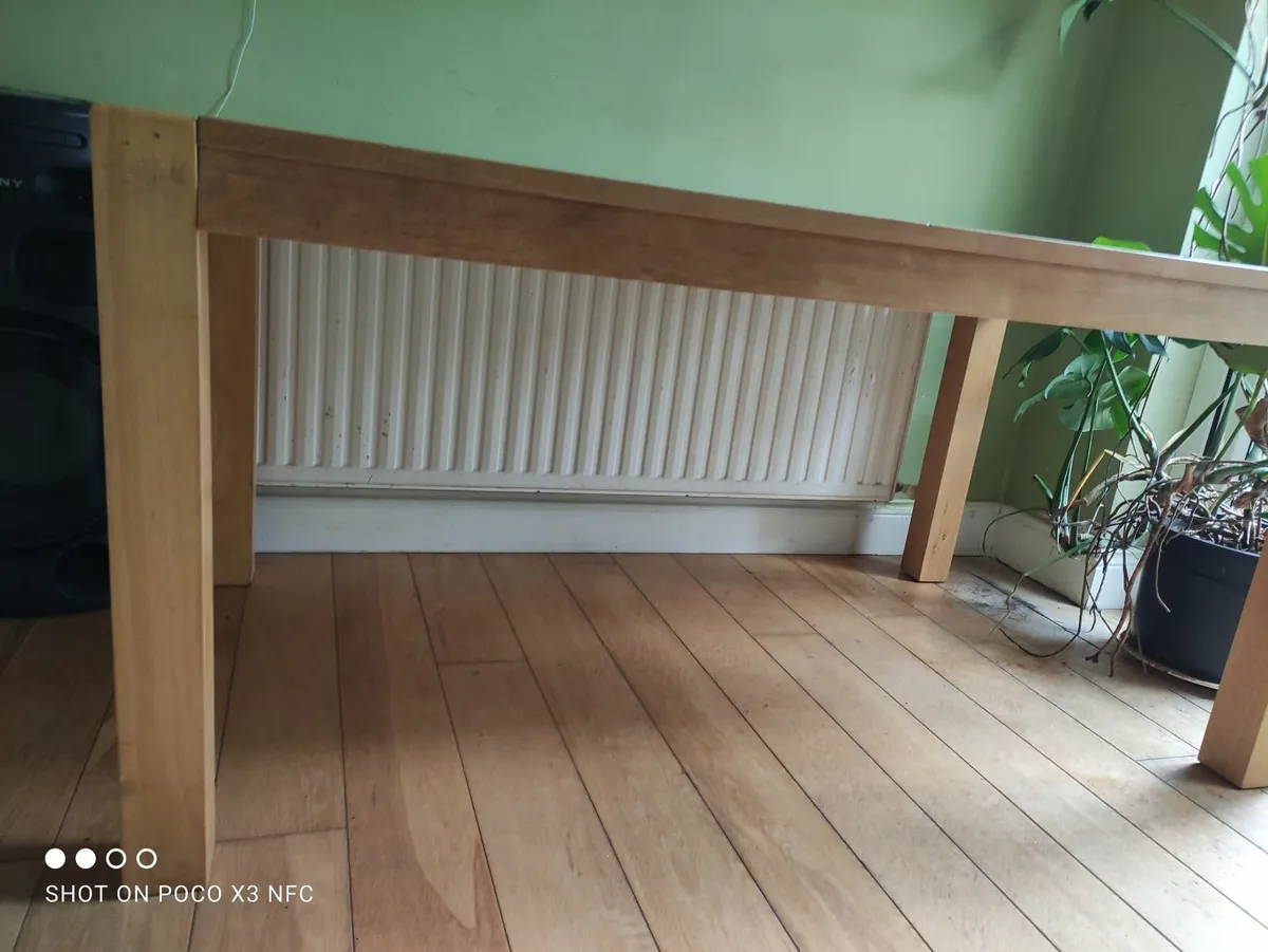 solid wooden kitchen table - Image 4