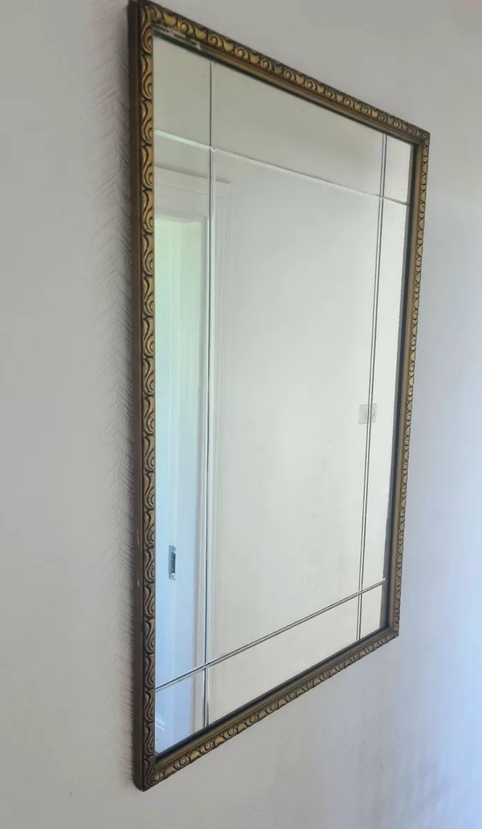 Antique Gilt Framed Mirror - Image 1