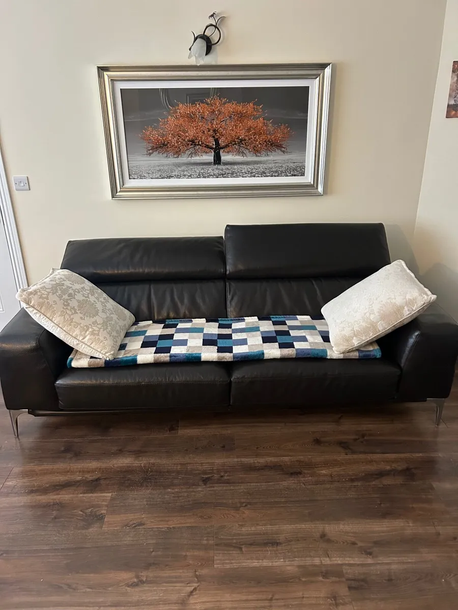 Natuzzi Italian Leather Sofas - Image 1