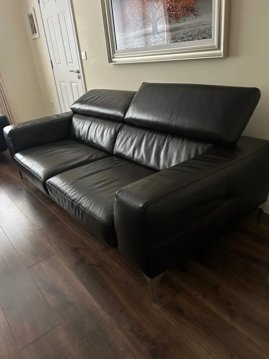 Natuzzi Italian Leather Sofas - Image 2