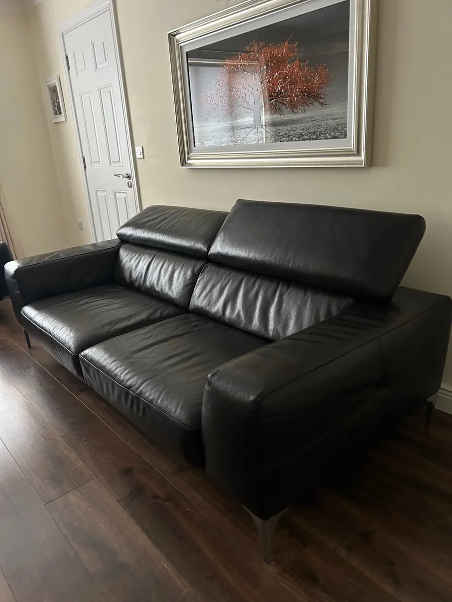 Natuzzi Italian Leather Sofas - Image 4