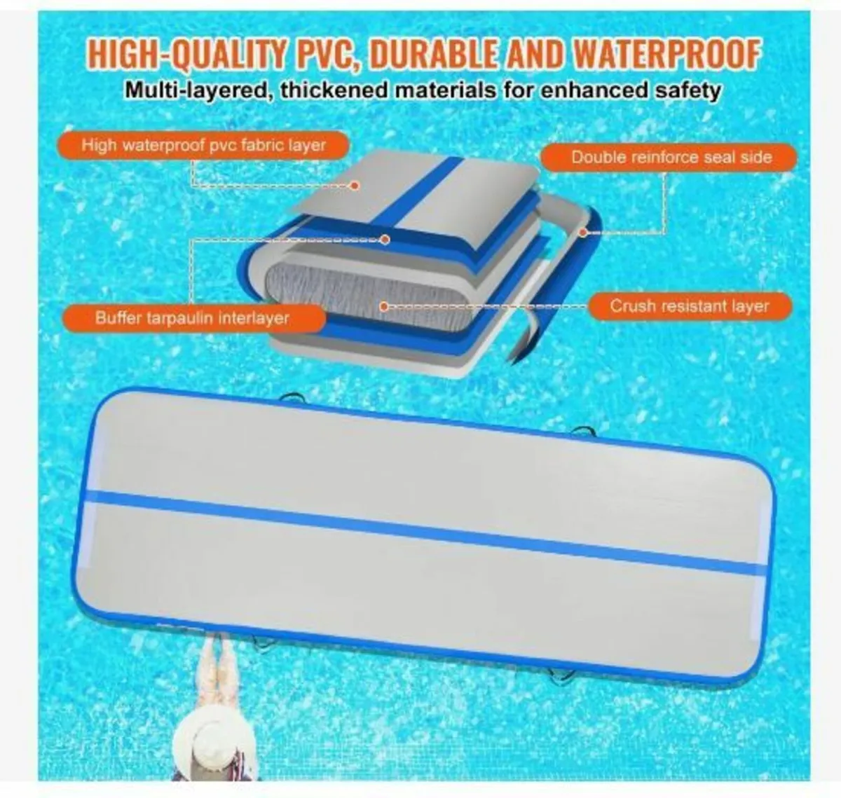 3.1 m Air Track Inflatable Training Tumbling - Image 4