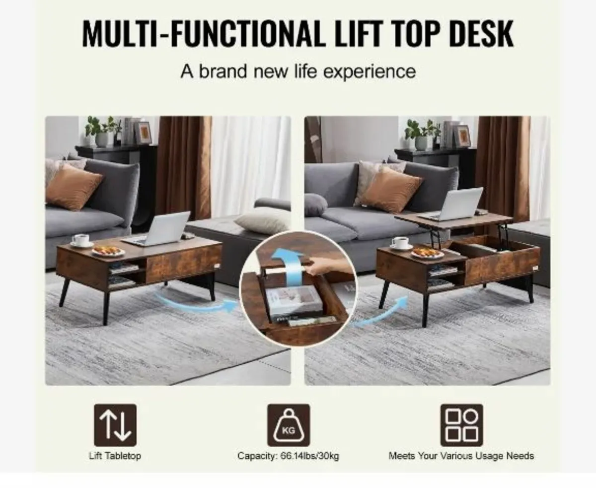 Lift Top Coffee Table - Image 2