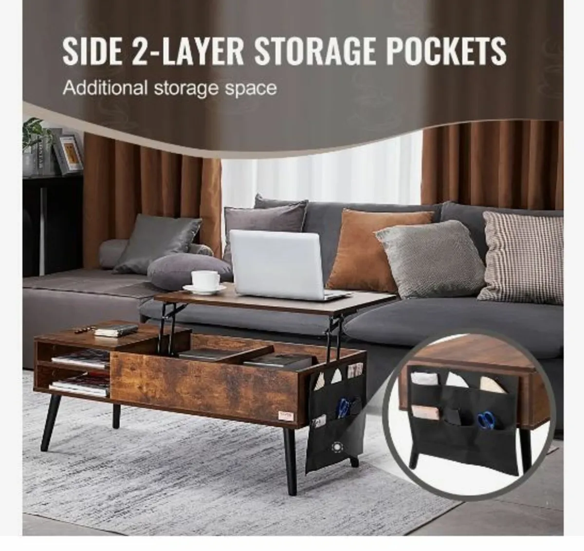 Lift Top Coffee Table - Image 3