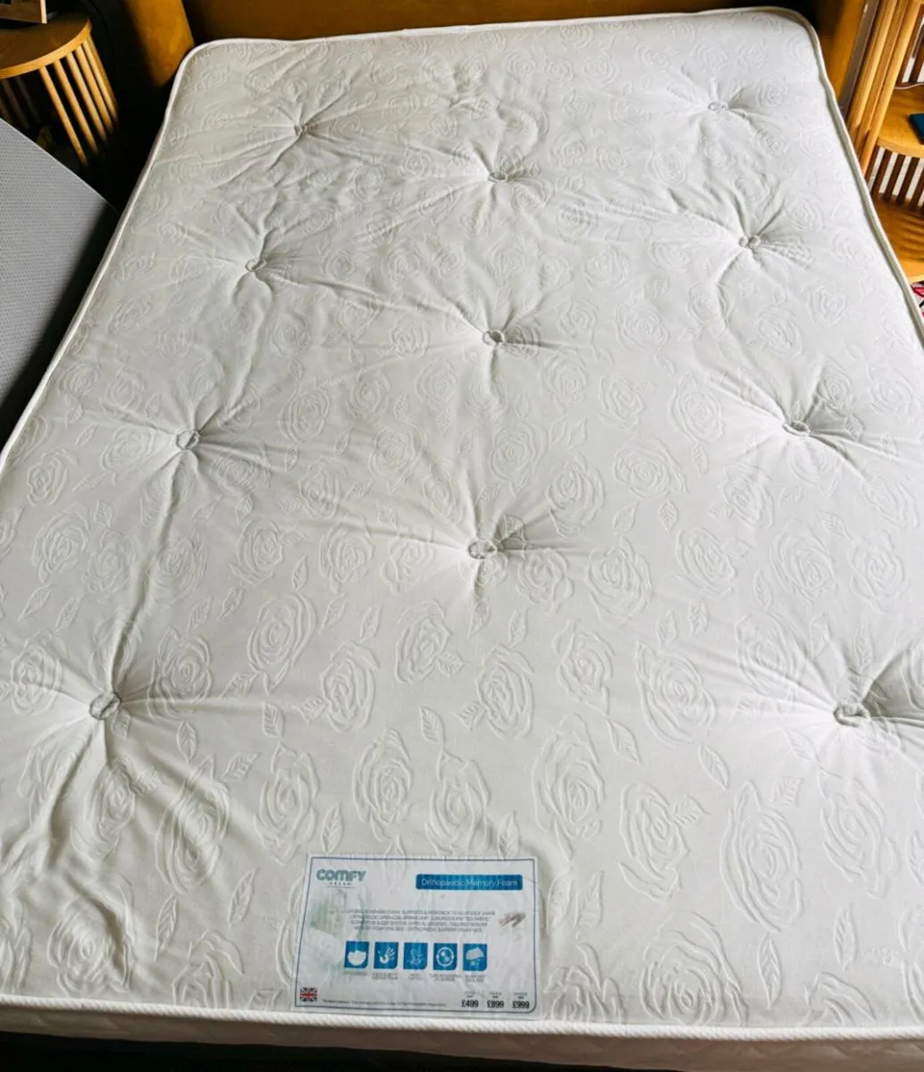 Double Bed Orthopaedic Memory Foam Mattress - Image 1