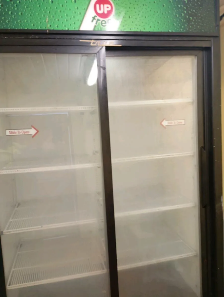 Fridge and butchers block - Image 1