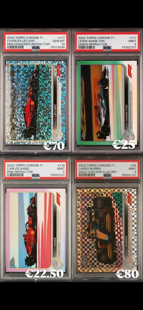 F1 PSA GRADED FORMULA ONE CARDS ESPEON_SEAN - Image 3
