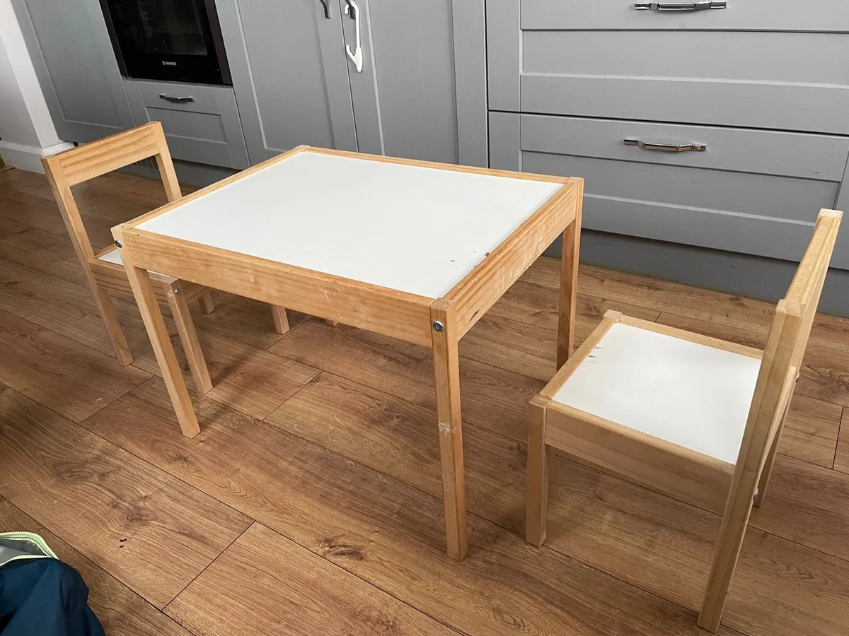 Children’s table and chairs - IKEA Latt - Image 1