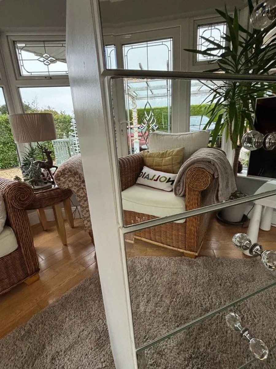 glass drawers unit chest of drawers tall boy - Image 2