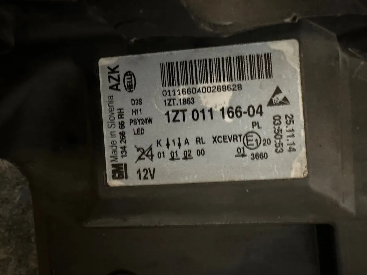 Opel Insignia BI-Xenon Headlamp - Image 3