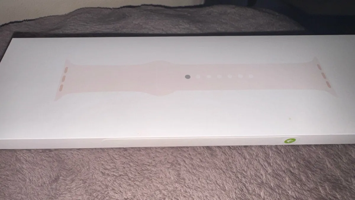 New Apple Watch Sport Band - Light Blush, M/L - Image 1