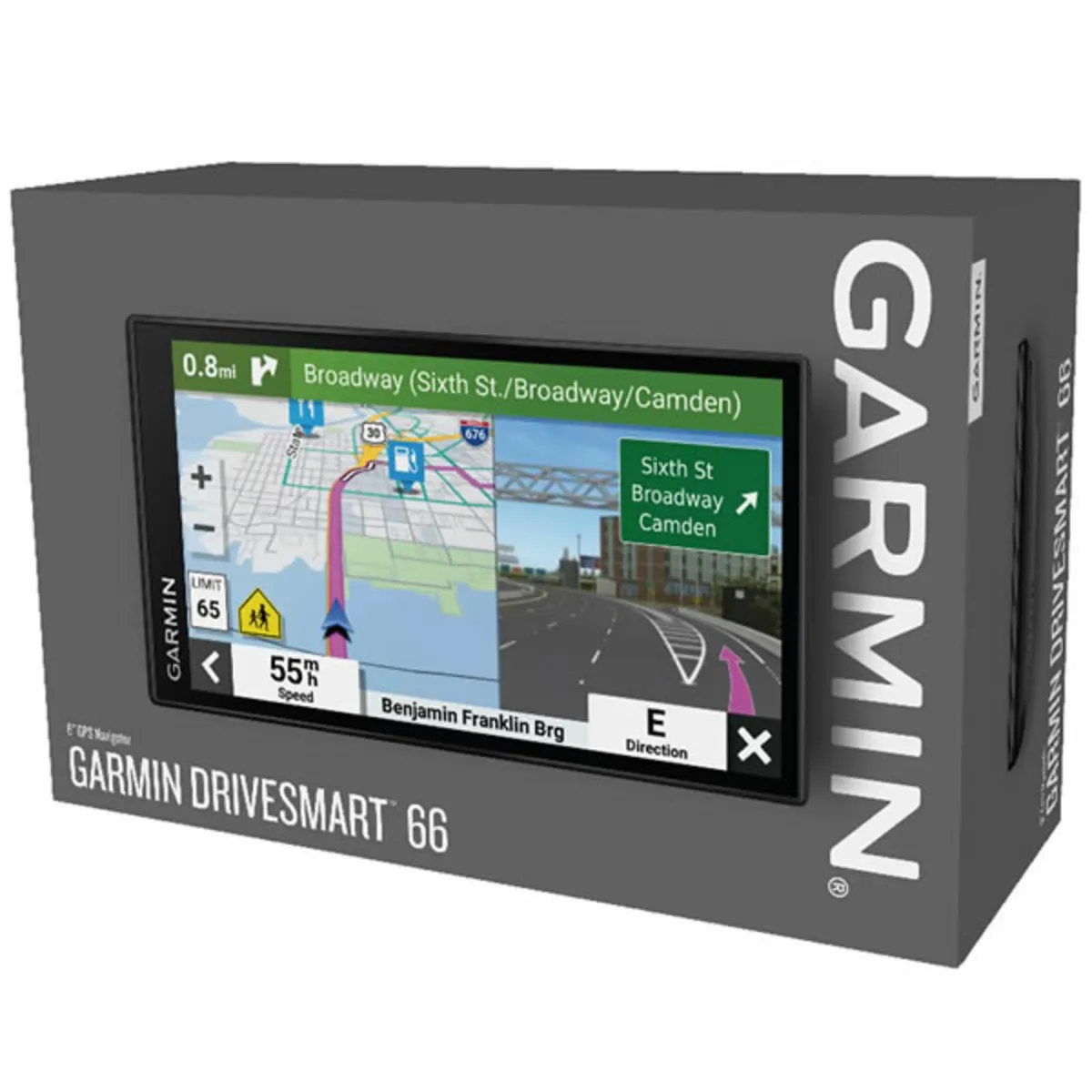 Garmin Smart Drive 66. Box invoice, warranty, - Image 1