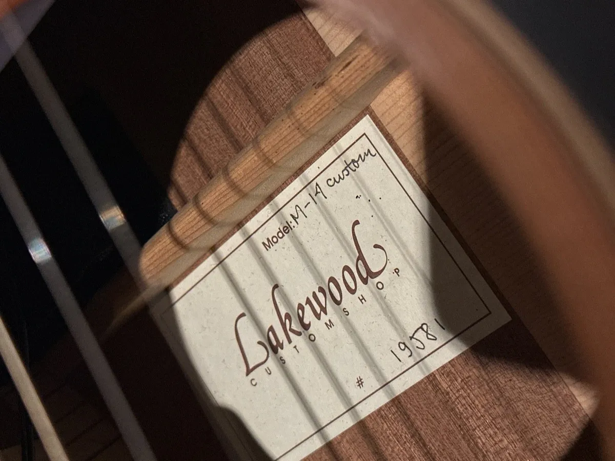Lakewood M-14 Custom Acoustic Guitar - Image 3