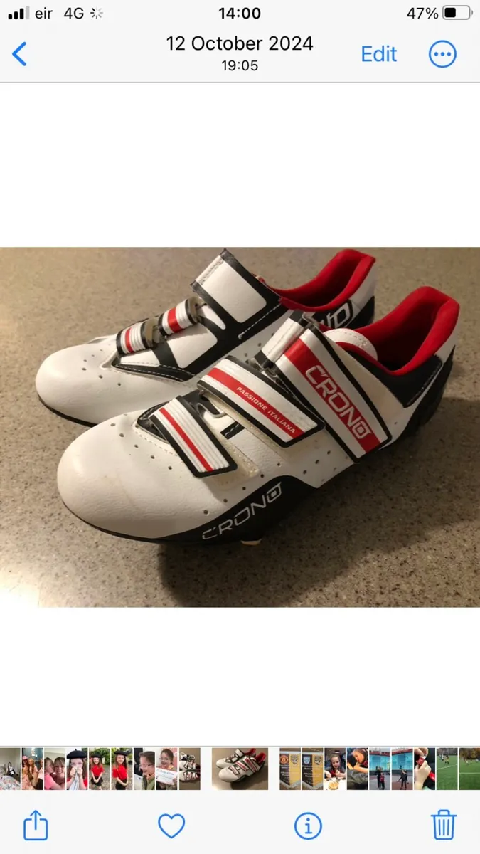 Size 5 cycling shoes & cleats - Image 2