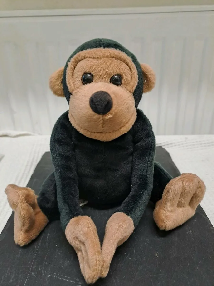 Late 90s PG Tips Monkey Soft Toy / Plush - Image 1