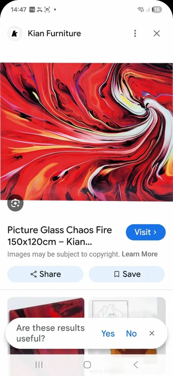 Wall art tempered glass - Image 1