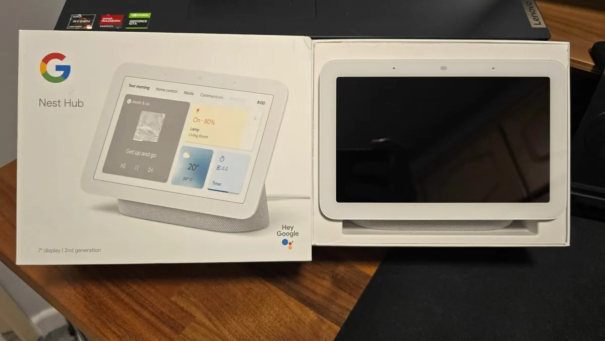 Google Nest Hub - 2nd Generation - Chalk - Image 1