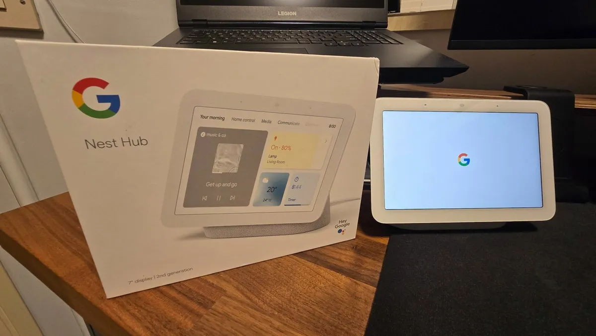 Google Nest Hub - 2nd Generation - Chalk - Image 2