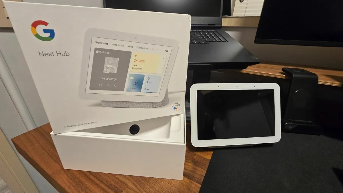 Google Nest Hub - 2nd Generation - Chalk - Image 3
