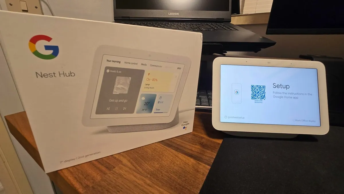 Google Nest Hub - 2nd Generation - Chalk - Image 4