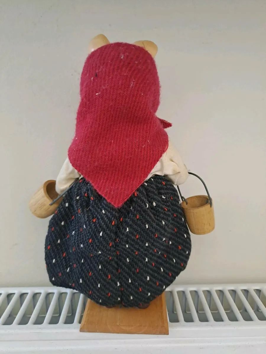 80s Vintage Rustic Pig Decorative Figure - Image 3