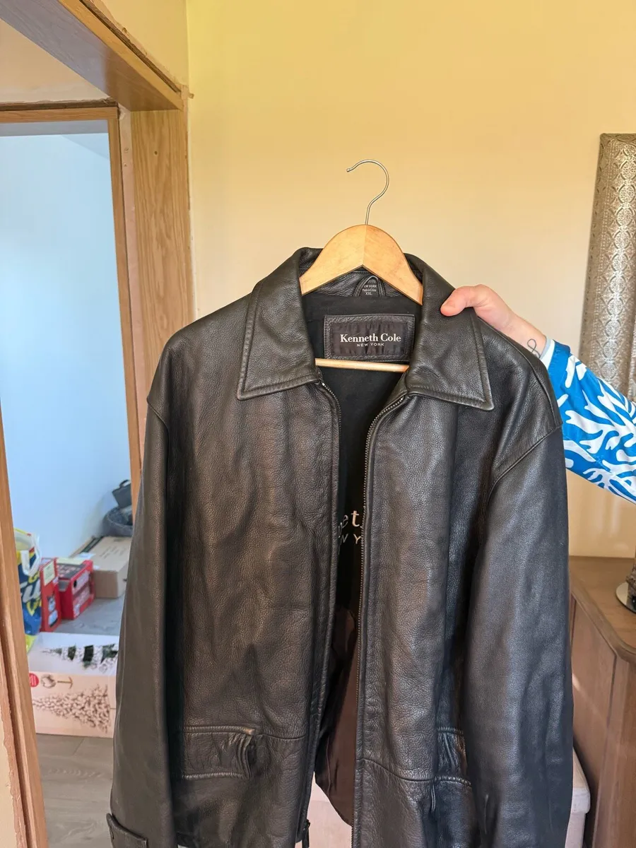 Vintage Kenneth Cole Leather Jacket - Image 1